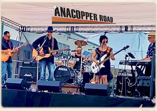 Anacopper Road on stage